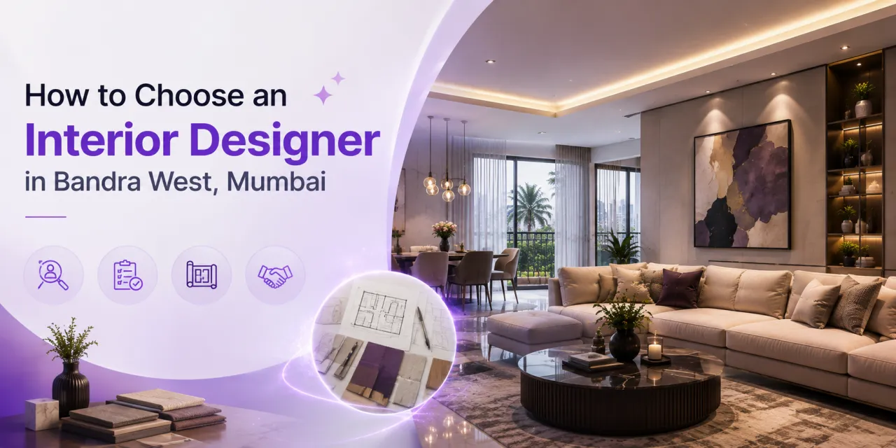 How to Choose an Interior Designer in Bandra West, Mumbai