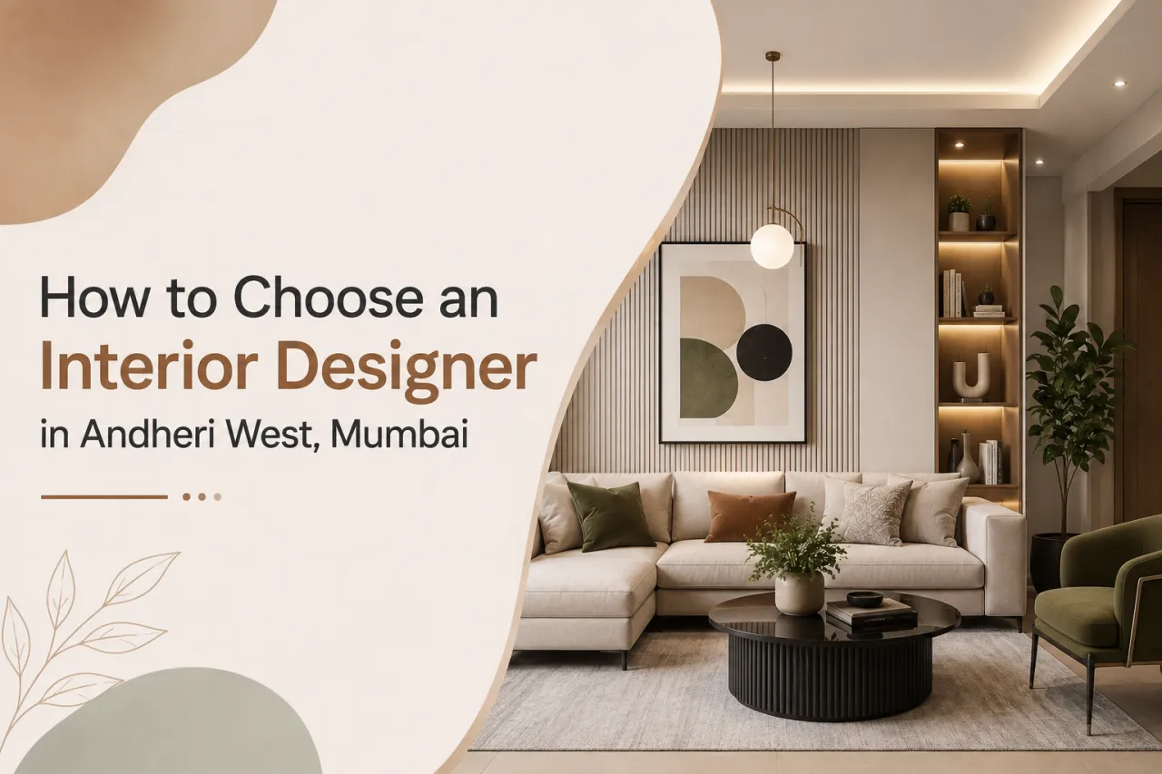 How to Choose an Interior Designer in Andheri West, Mumbai