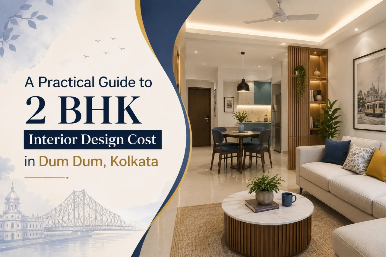 A Practical Guide to 2 BHK Interior Design Cost in Dum Dum, Kolkata
