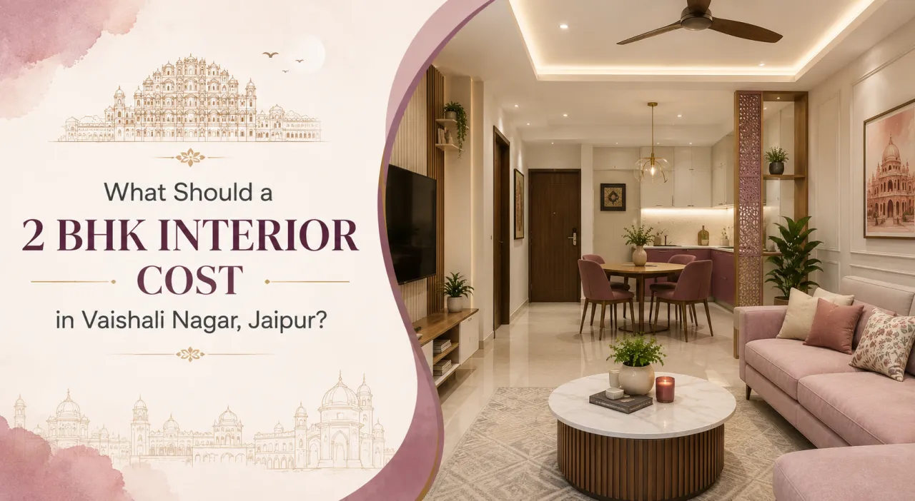 What Should a 2 BHK Interior Cost in Vaishali Nagar, Jaipur?