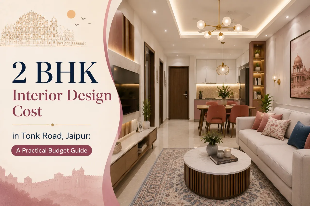 2 BHK Interior Design Cost in Tonk Road, Jaipur: A Practical Budget Guide