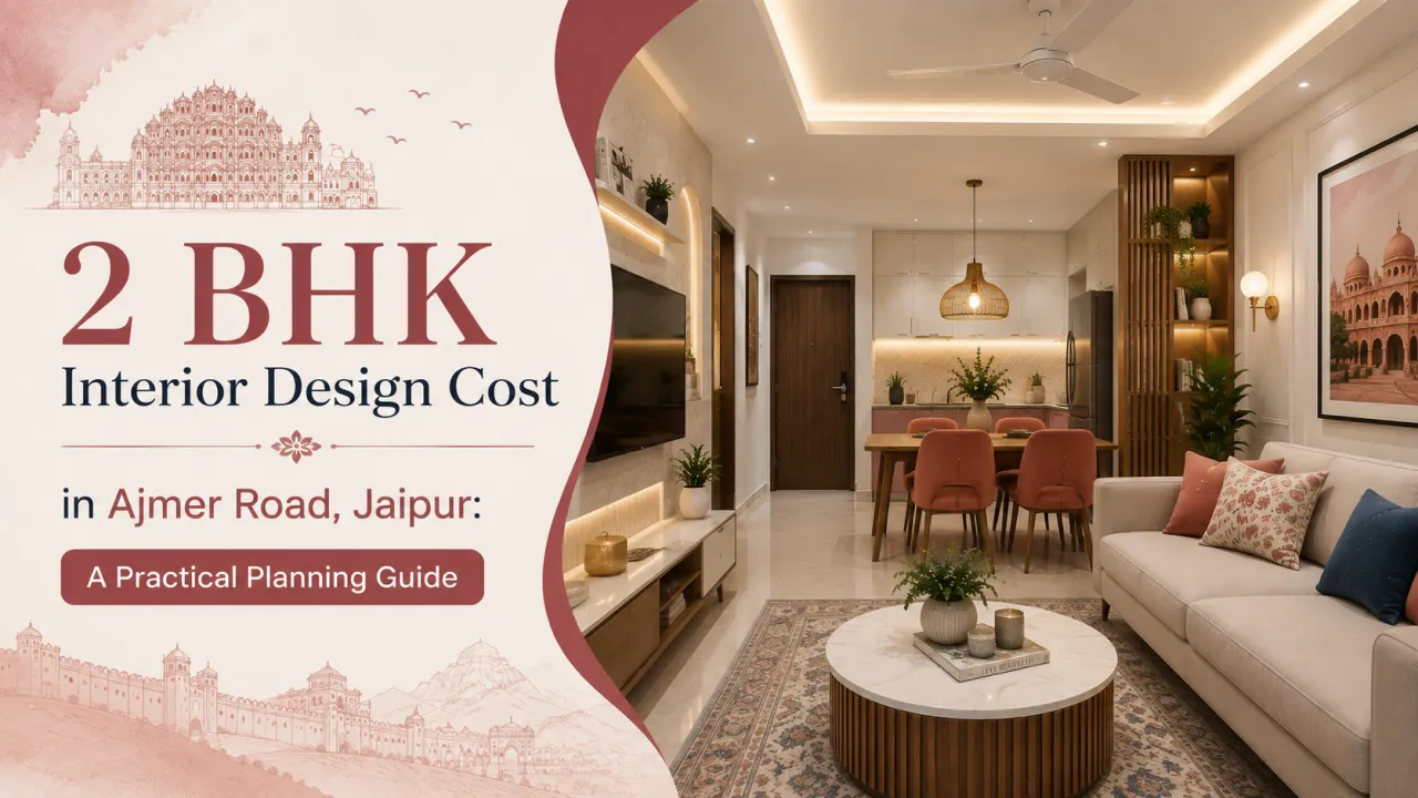 2 BHK Interior Design Cost in Ajmer Road, Jaipur: A Practical Planning Guide