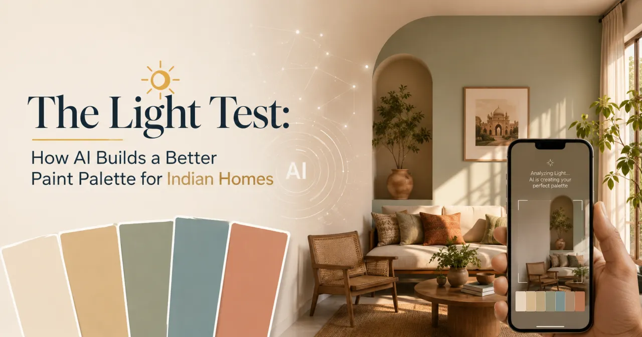 The Light Test: How AI Builds a Better Paint Palette for Indian Homes