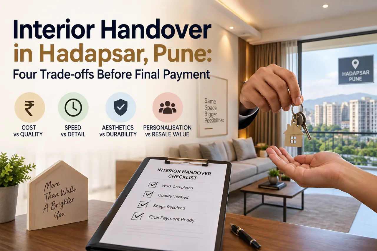 Interior Handover in Hadapsar, Pune: Four Trade-offs Before Final Payment
