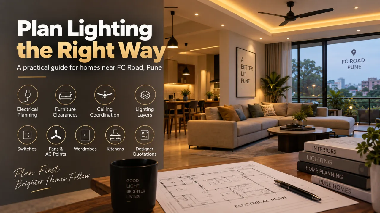 Why Electrical Planning Should Come Before the False Ceiling in an FC Road Home