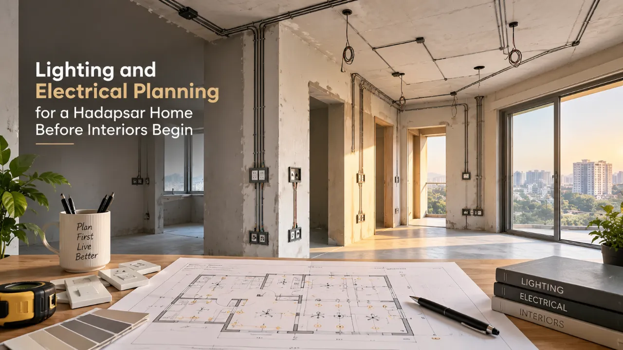 Lighting and Electrical Planning for a Hadapsar Home Before Interiors Begin
