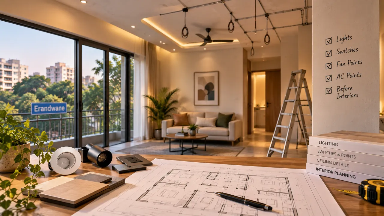 Plan Your Erandwane Home Lighting Before the Ceiling and Furniture