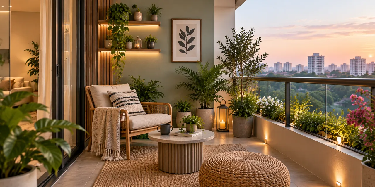 Balcony Design Ideas for Indian Apartments: Four Choices That Matter