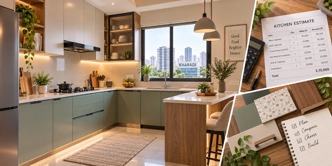 Modular Kitchen Cost in Kharadi, Pune: A Homeowner’s Planning Guide