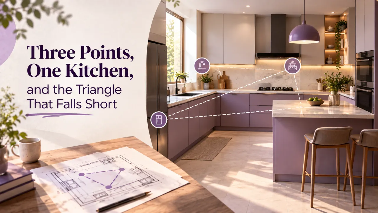 Three Points, One Kitchen, and the Triangle That Falls Short