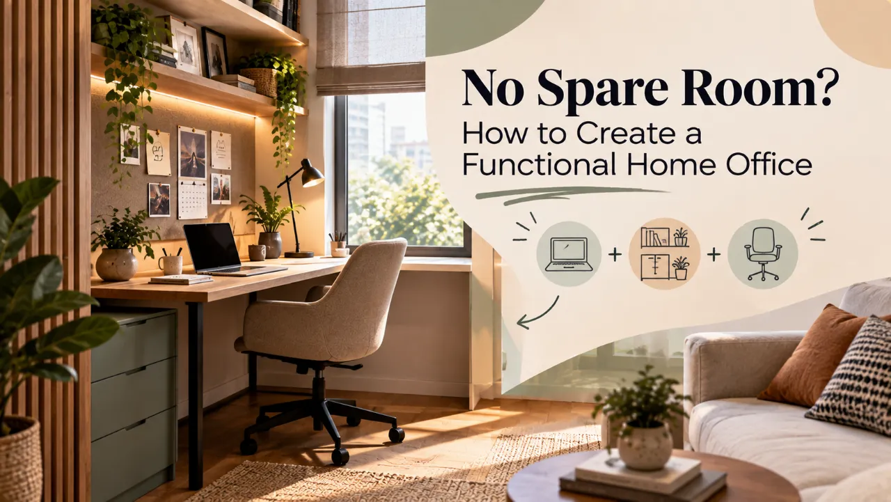 No Spare Room? How to Create a Functional Home Office