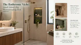 The Bathroom Niche: Small Detail, Big Waterproofing Risk
