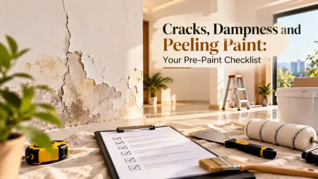 Cracks, Dampness and Peeling Paint: Your Pre-Paint Checklist