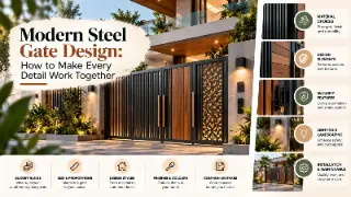 Modern Steel Gate Design: How to Make Every Detail Work Together
