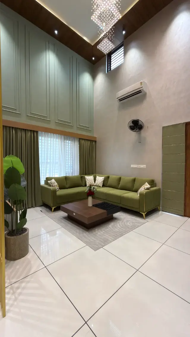 Living Room, Contemporary style from Modern Home Interior Design with Modular Kitchen & Elegant Living Spaces in Thalassery by iDIZ interiors