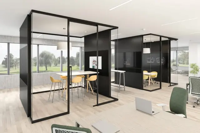 Conference / Meeting Room, Industrial style from Modern Turnkey Office Interior Project in Pune in Pune by Matrix FMS (Interiors) India Pvt Ltd