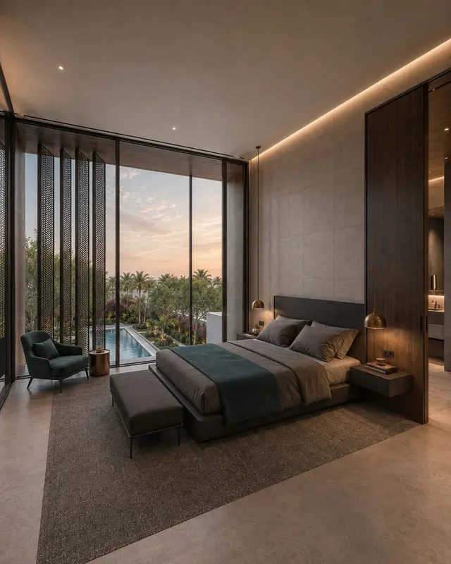 Bedroom, Modern style from Modern Turnkey Residential Interior Project in Pune in Pune by Matrix FMS (Interiors) India Pvt Ltd
