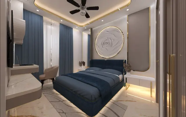 Master Bedroom, Luxury style from Luxury 3BHK Interior Design in Wadala by Kushal Suthar