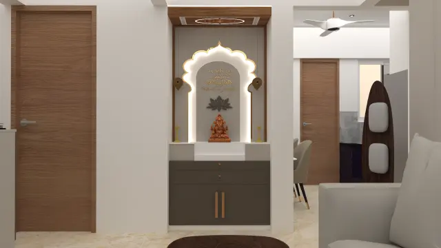 Living Room, Contemporary style from Mondrian-Inspired Contemporary 3 BHK Interior in Talegaon Dabhade in Talegaon Dabhade by Amey Ramchandra Sanas