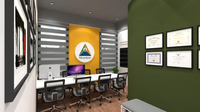 Honeybee-Inspired Sustainable Office Interior in Chhatrapati Sambhajinagar project