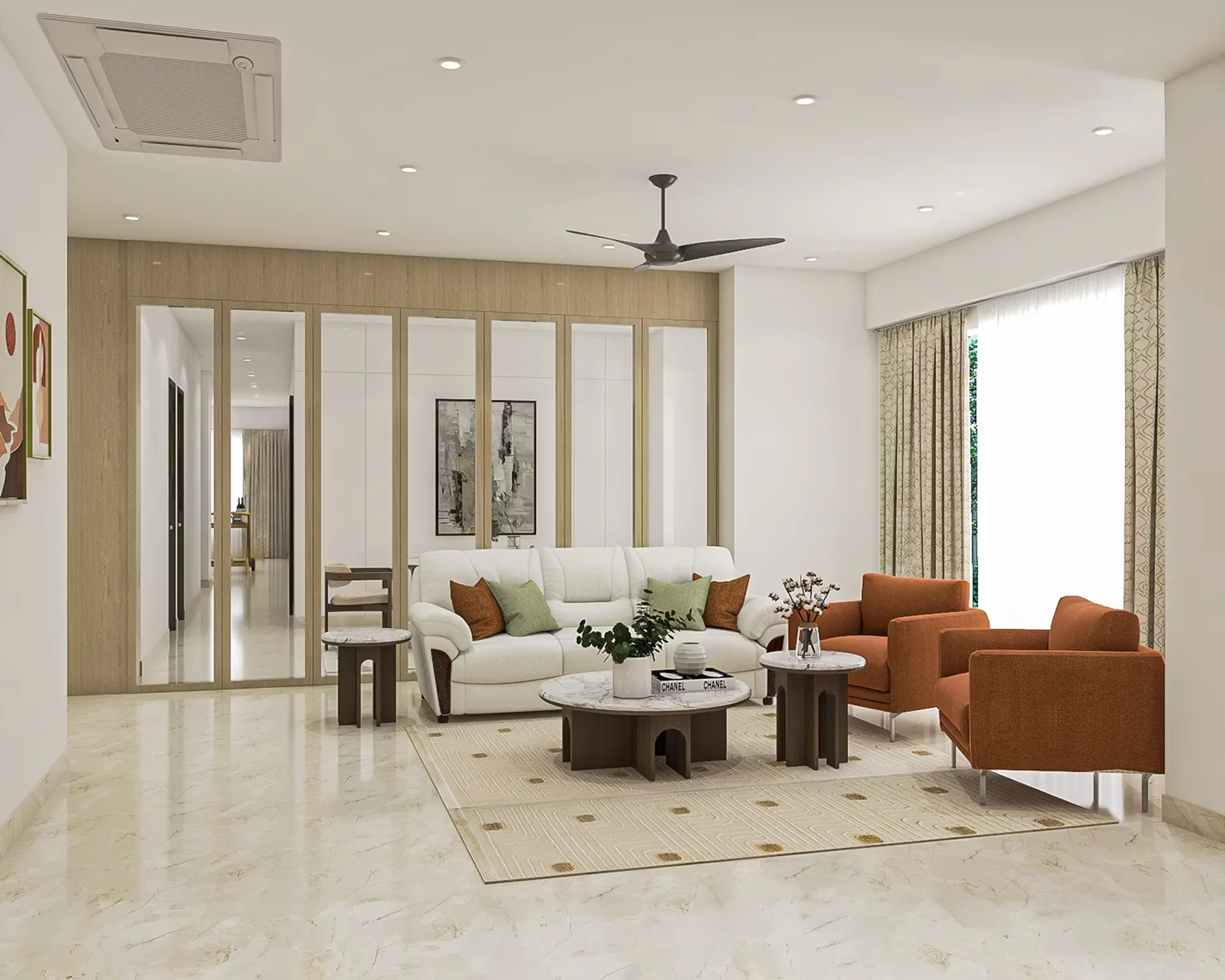Featured project view, Urban style from 2 BHK Apartment Interior Project in Gomti Nagar by Vishwajeet Singh