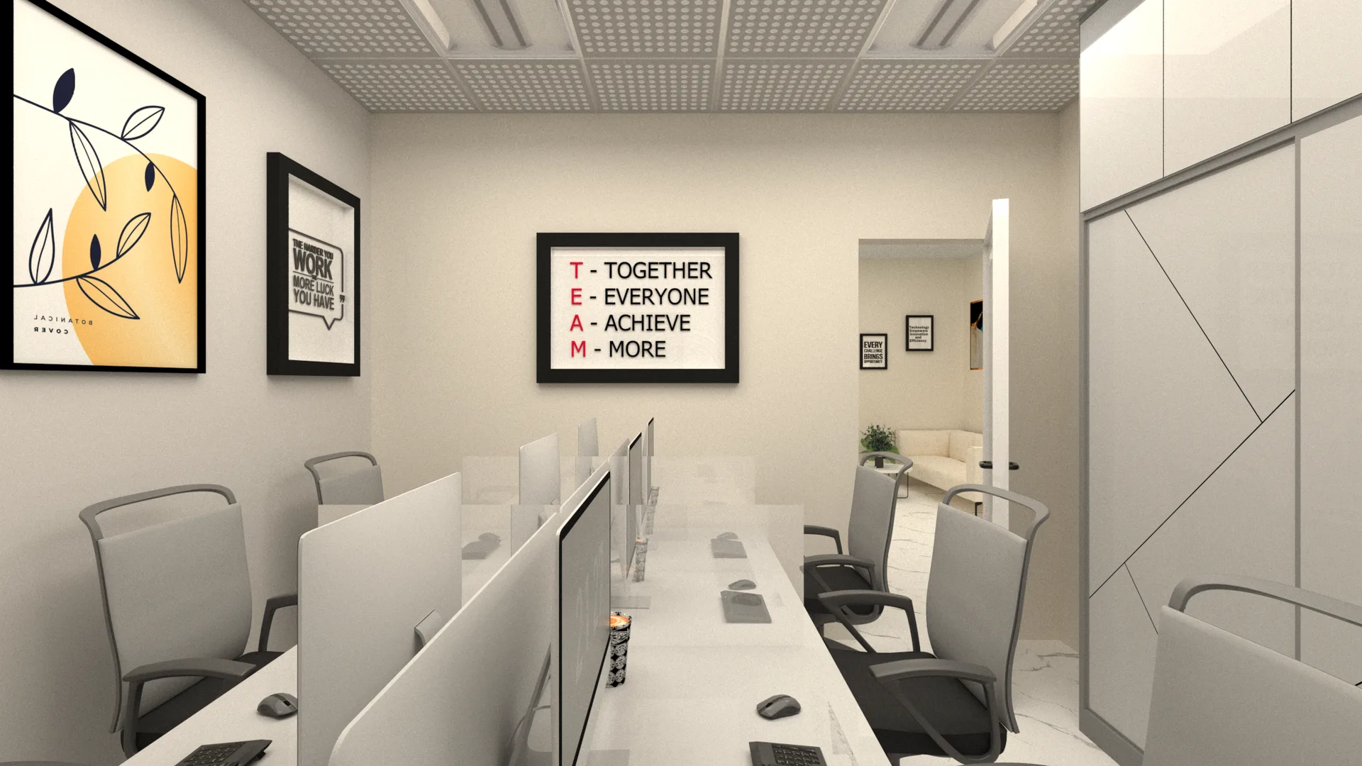 Featured project view, Modern style from Modern Commercial Office Interior in Visakhapatnam by SS AHAMED