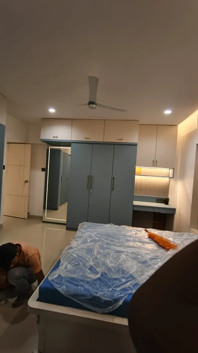 Bedroom, Modern style from Modern 1BHK Interior Design in Bareilly by Sajid saifi