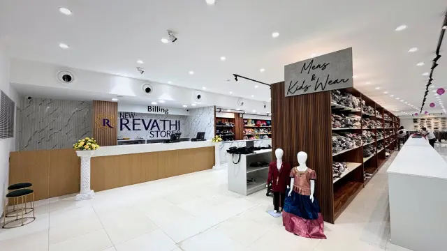 Modern Retail Store Interior Design in Perambur, Chennai project