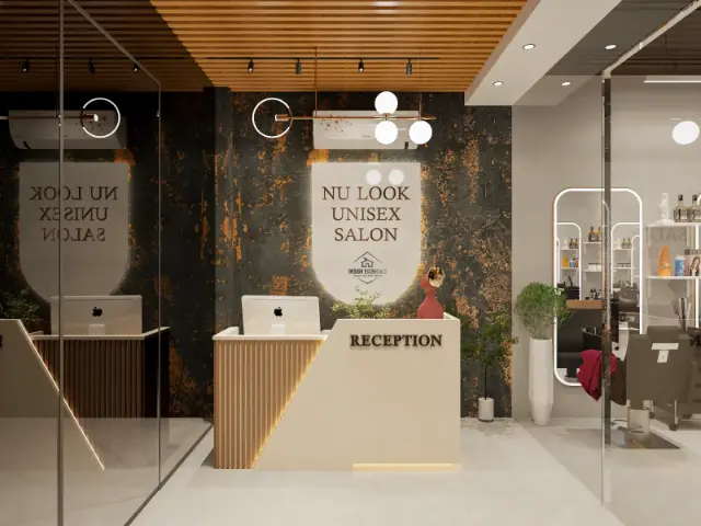 Modern Luxury Salon Interior Design in Kundli, Sonipat project