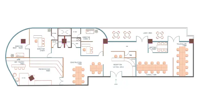 Co-working Space, Contemporary style from Contemporary Commercial Office Interior in Pune by Aditya Dixit