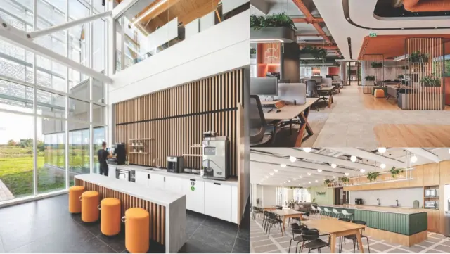 Breakout Zone / Cafeteria, Contemporary style from Contemporary Commercial Office Interior in Pune by Aditya Dixit