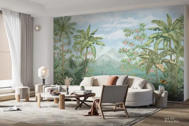 Living Room, Luxury style from Luxury Bedroom Wall Design in New Delhi by Wallpaper Professionals ​3D Custom Wallpaper