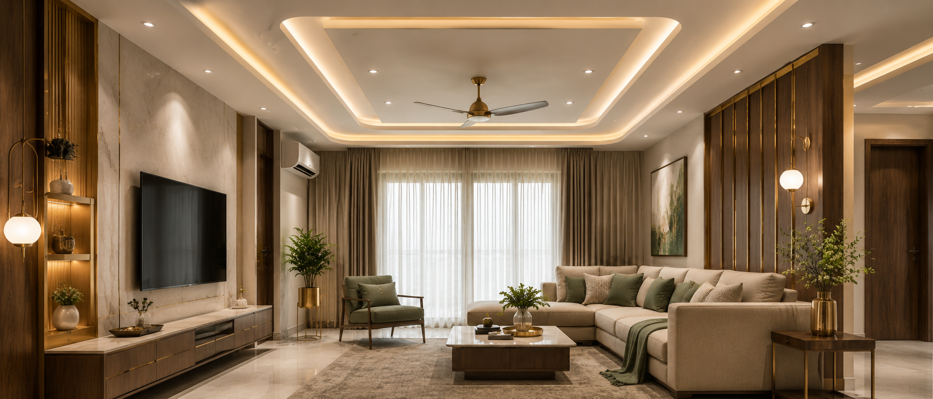 False Ceiling Cost in India: Price Per Sq Ft Guide 2026 | WallsToWonder