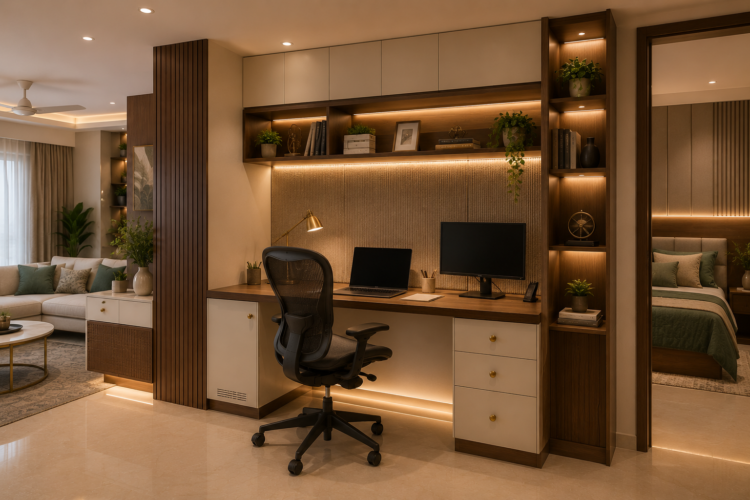 Home Office Interior Ideas for Indian Homes: Smart Work-from-Home Setup Designs