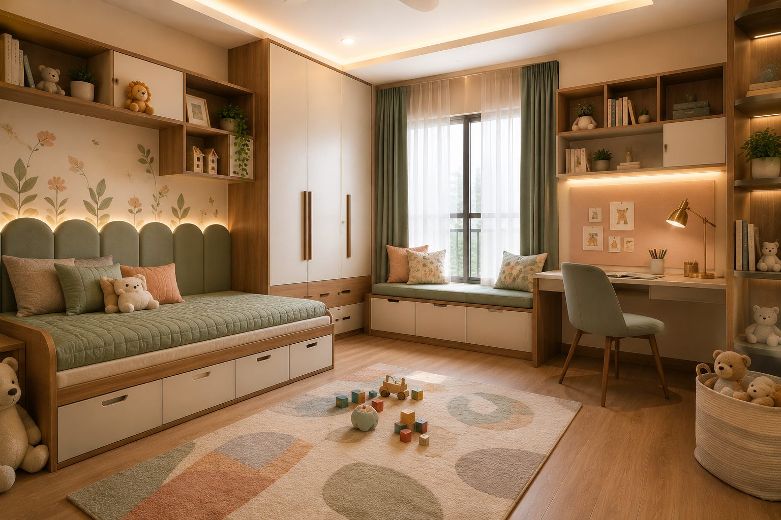 Kids Room Interior Ideas for Indian Homes: Smart, Safe & Beautiful Children’s Room Designs