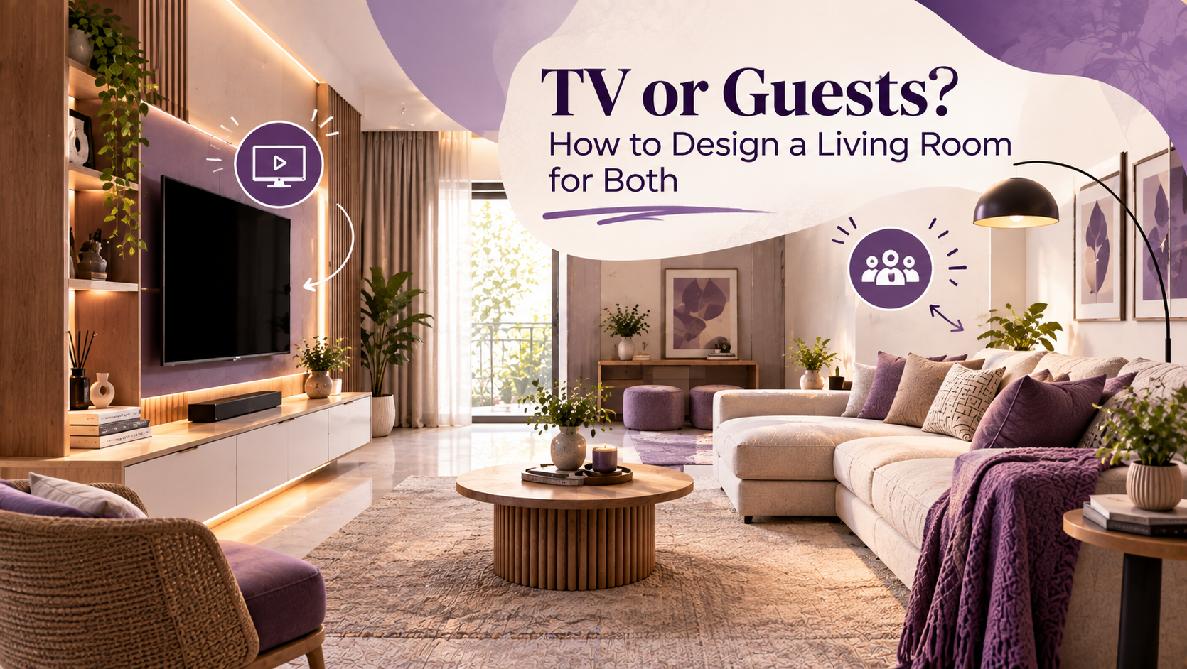 TV or Guests? How to Design a Living Room for Both