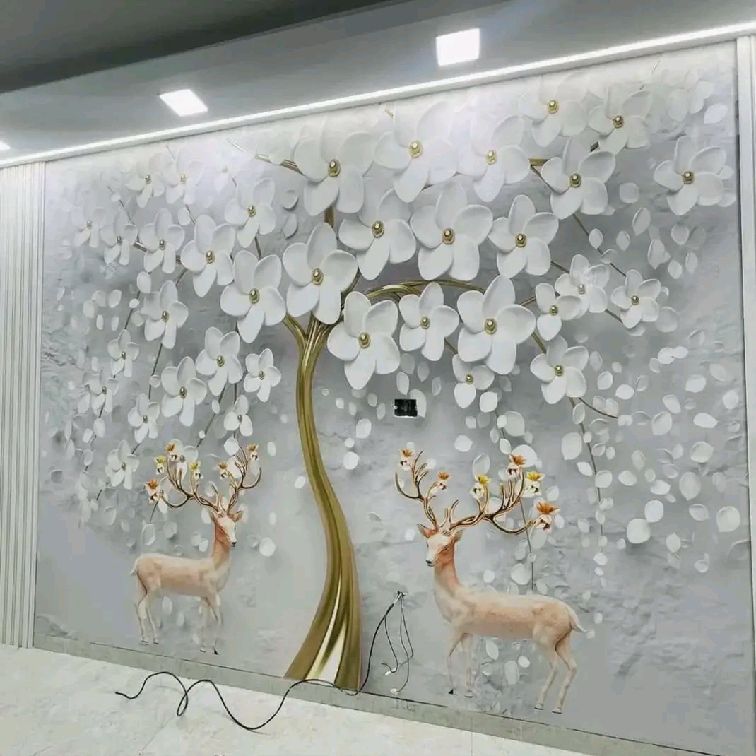 Wallpaper installation professional in Malviya Nagar, Delhi – interior design portfolio
