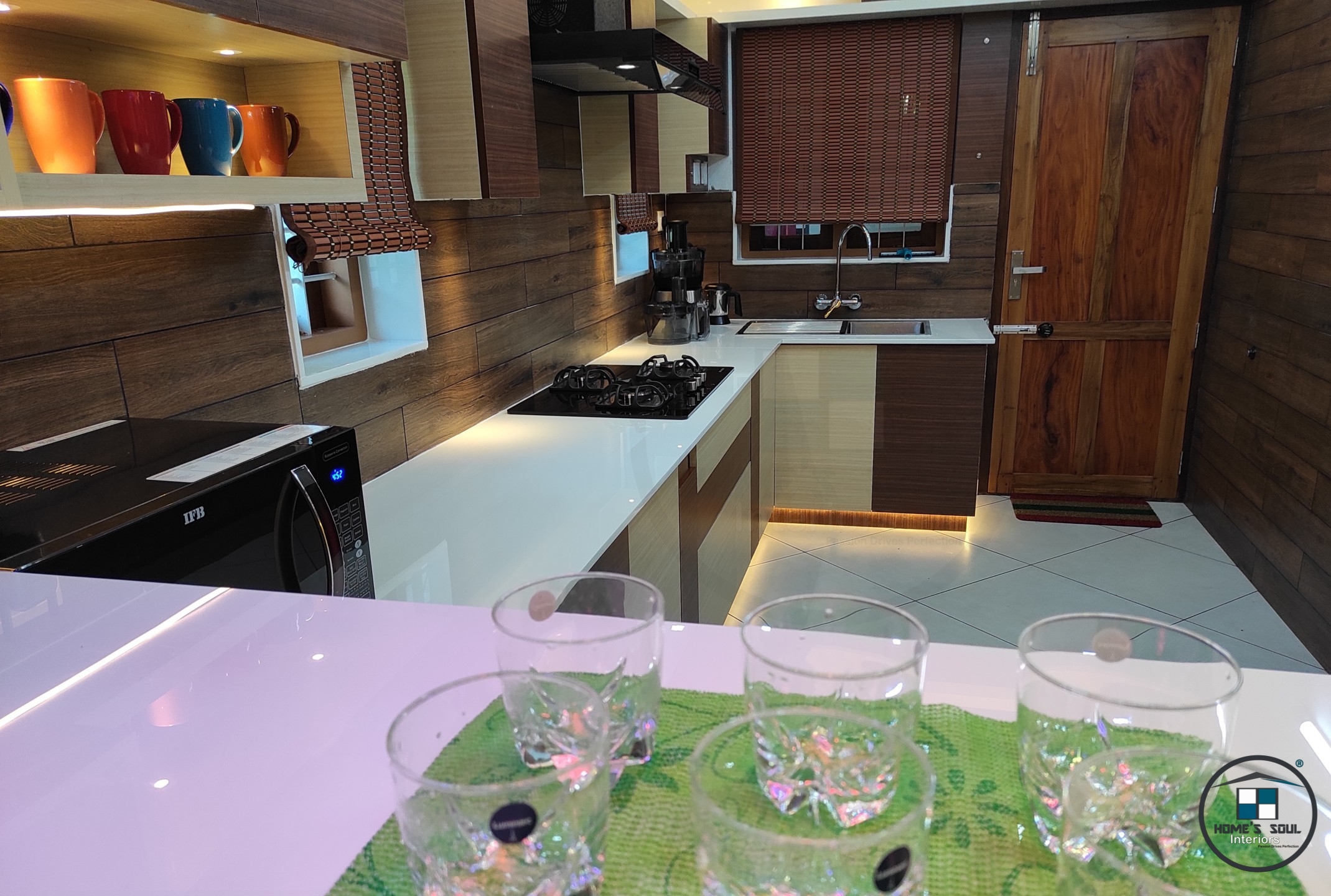 Indian kitchens by Home's Soul Interiors