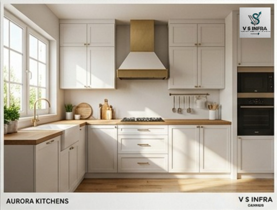 Indian kitchens by V S Infra