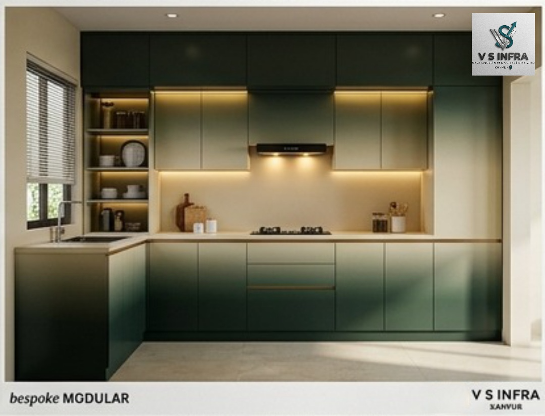 Indian kitchens by V S Infra