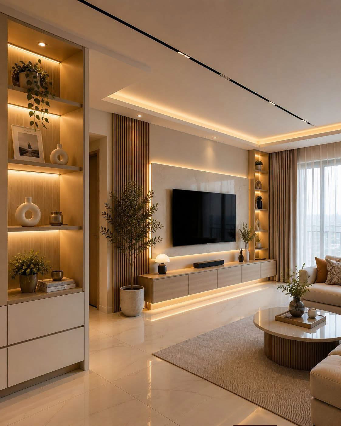 hall false ceilings by Matrix FMS (Interiors) India Pvt Ltd