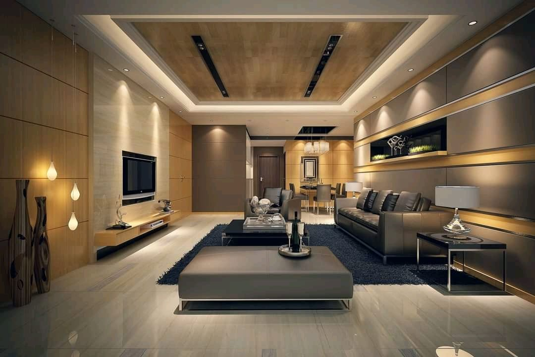 hall false ceilings by Matrix FMS (Interiors) India Pvt Ltd