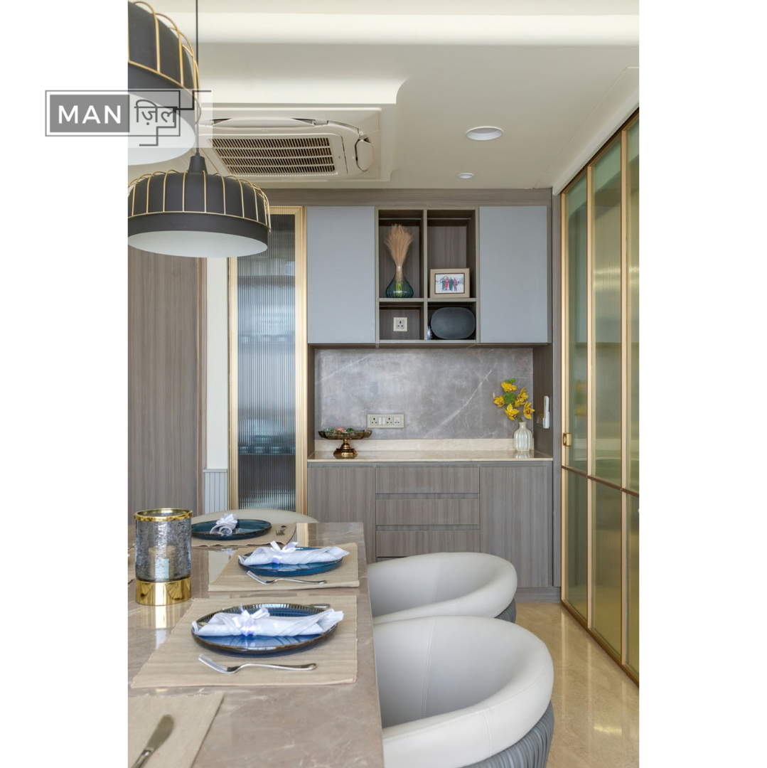2 BHK interiors by MANZIL Interiors