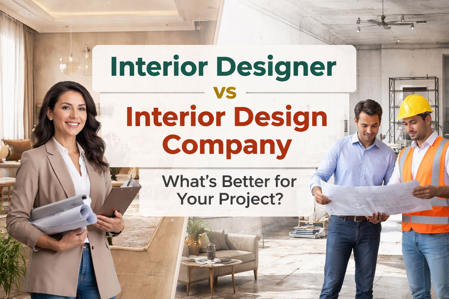 Interior Designer vs Interior Design Company: What’s Better for Your Project?
