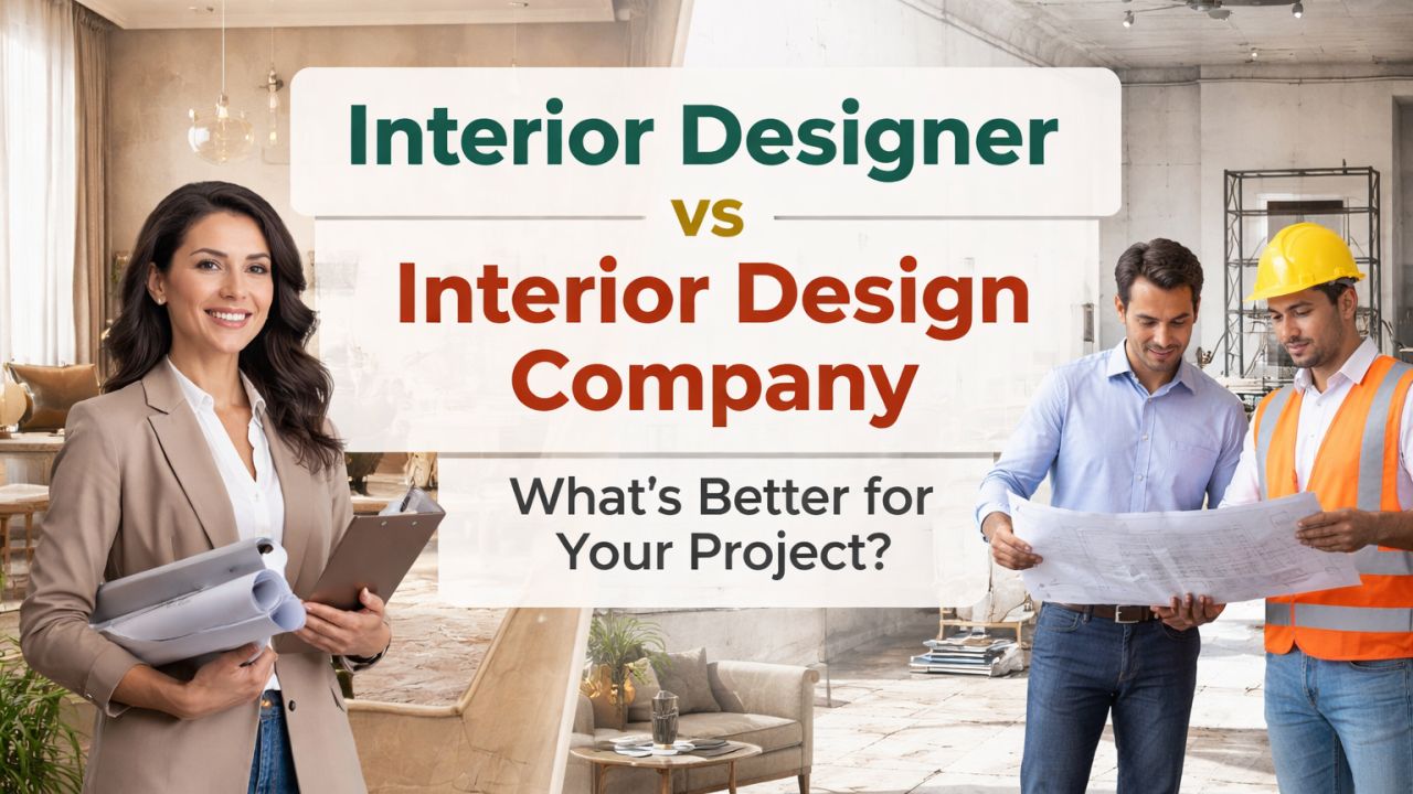 Interior Designer vs Interior Design Company: What’s Better for Your Project?