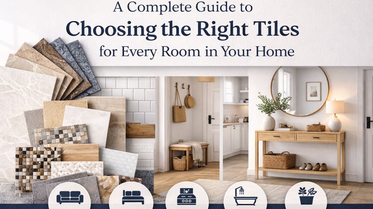 A Complete Guide to Choosing the Right Tiles for Every Room in Your Home