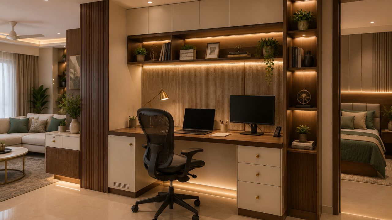 Home Office Interior Ideas for Indian Homes: Smart Work-from-Home Setup Designs