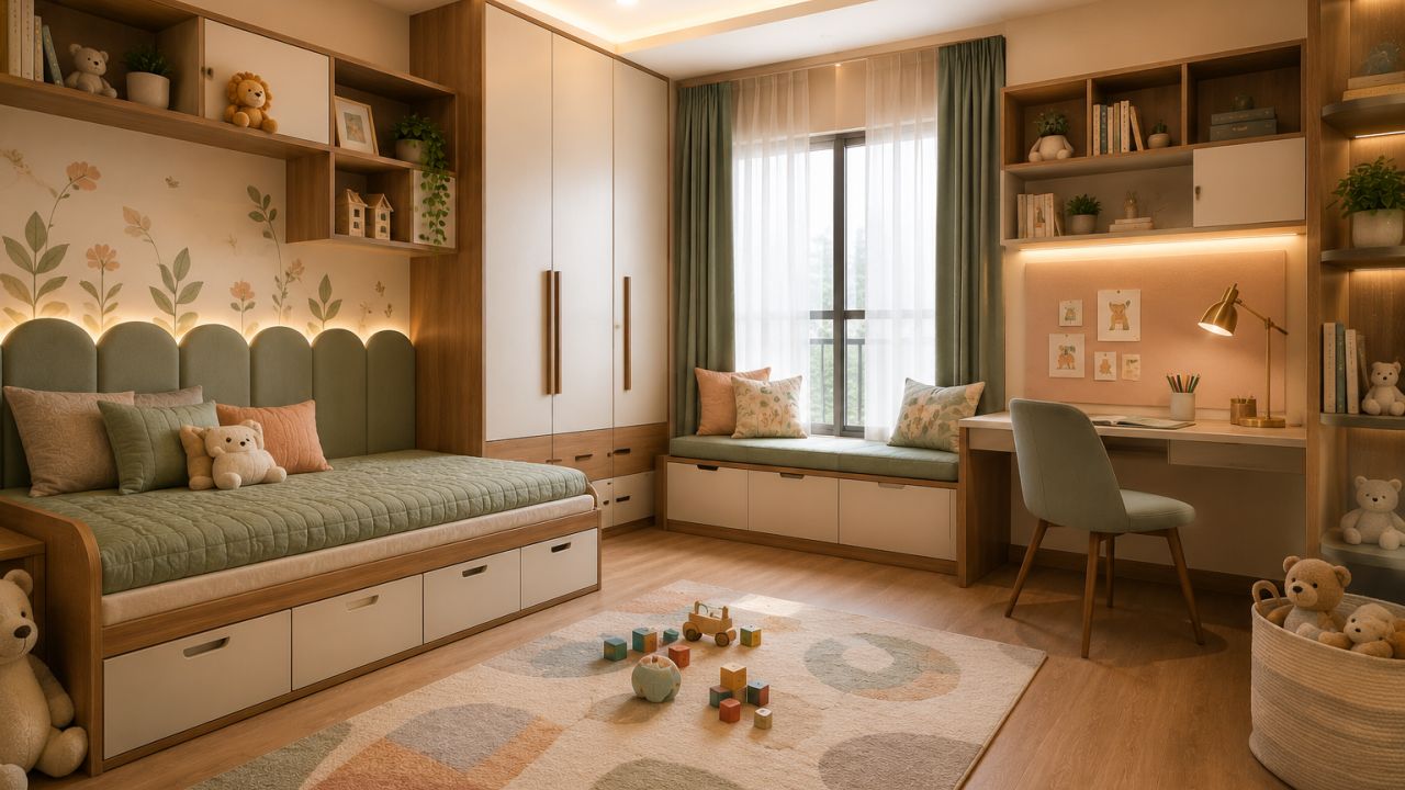 Kids Room Interior Ideas for Indian Homes: Smart, Safe & Beautiful Children’s Room Designs
