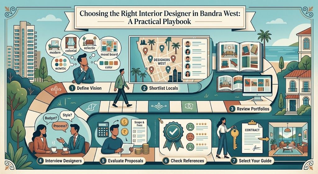 Choosing the Right Interior Designer in Bandra West: A Practical Playbook
