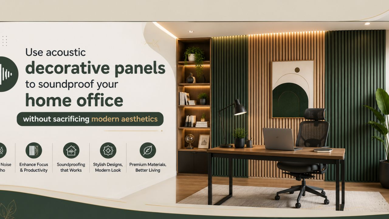 A Better-Looking Home Office: Acoustic Panels That Actually Help